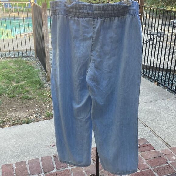 Vintage America Boho Light Wash Pull-On Pants Size S - Picture 8 of 14
